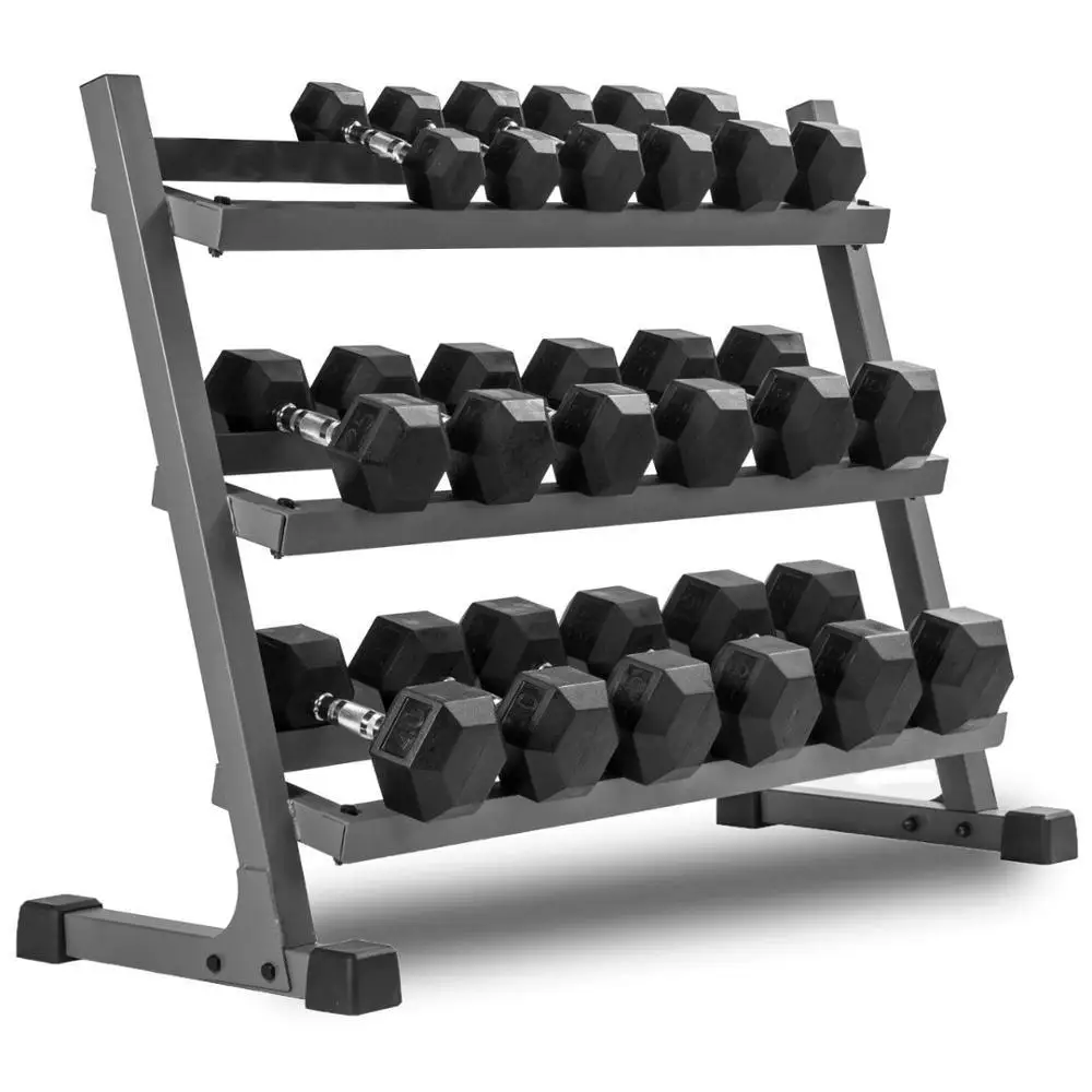 Hex Dumbbell Set - Nuovo Prodotto: Manubri Esagonali Rivestiti in