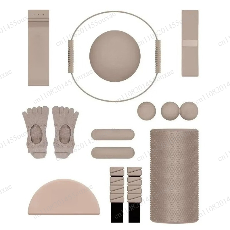 Home Gym Yoga Mat - Set Fitness Personalizzato con Logo: Bilanciere,