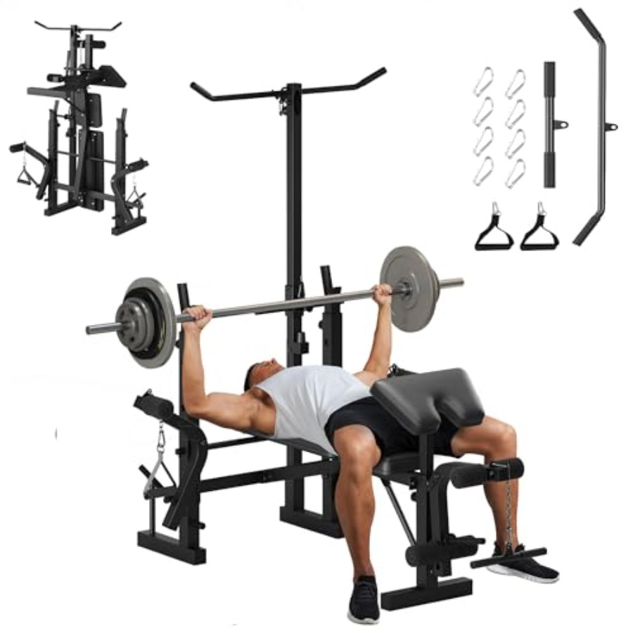 Home Gym Leg Extension - Set Panca per Allenamento di Forza