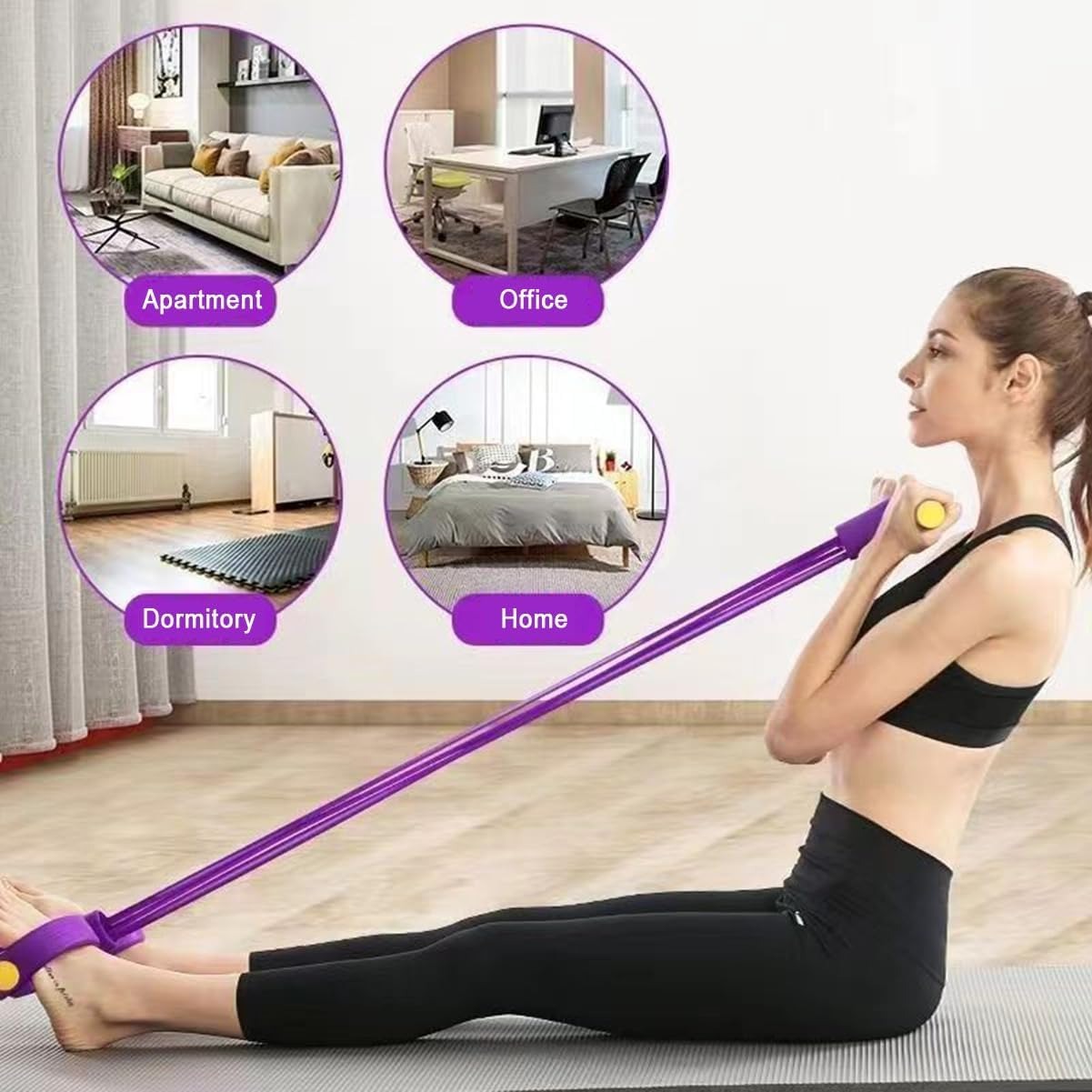 Home Gym Hyrox - Set di 21 Bande di Resistenza