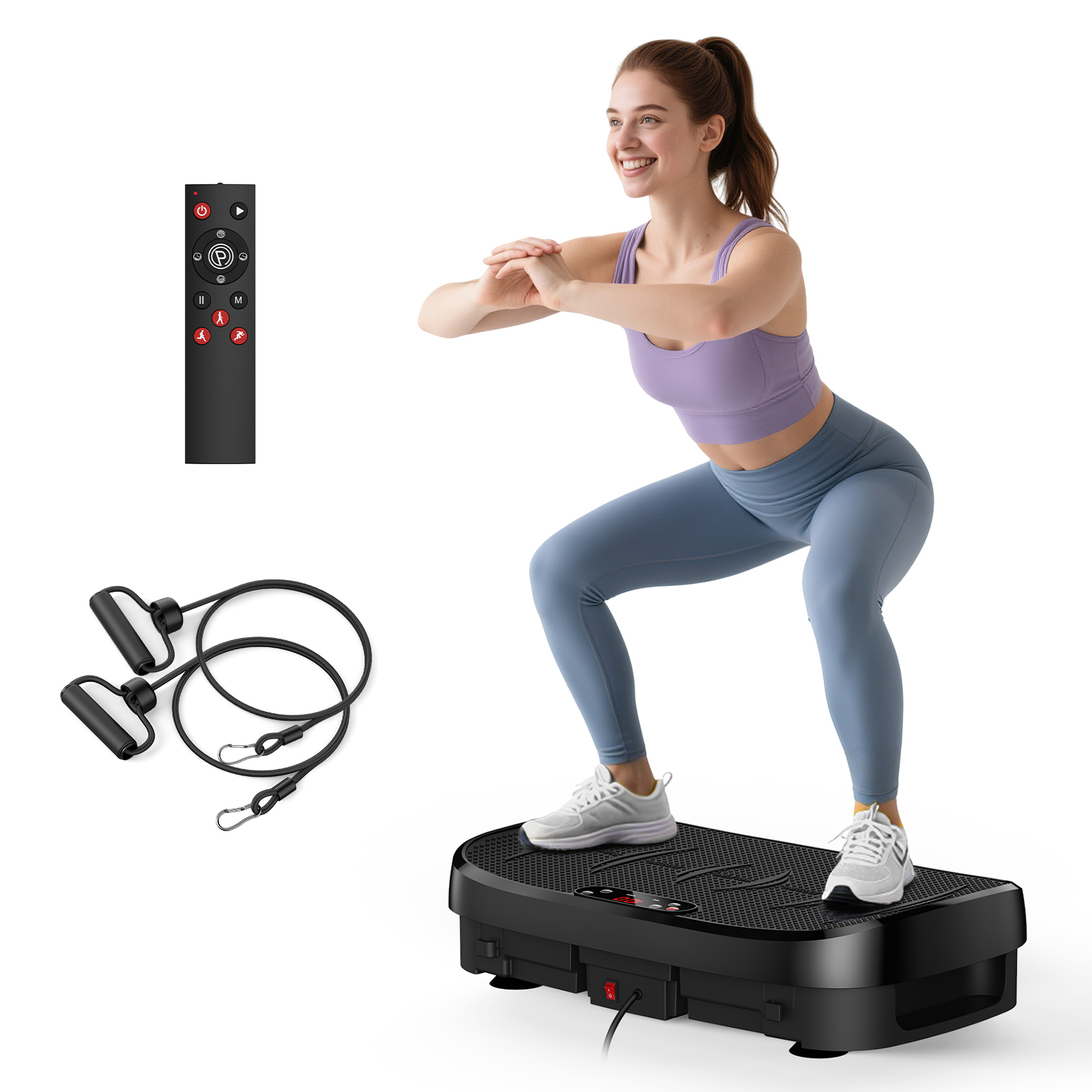 Home Gym Garden - Piattaforma Vibrante per Bruciare Grassi, 120