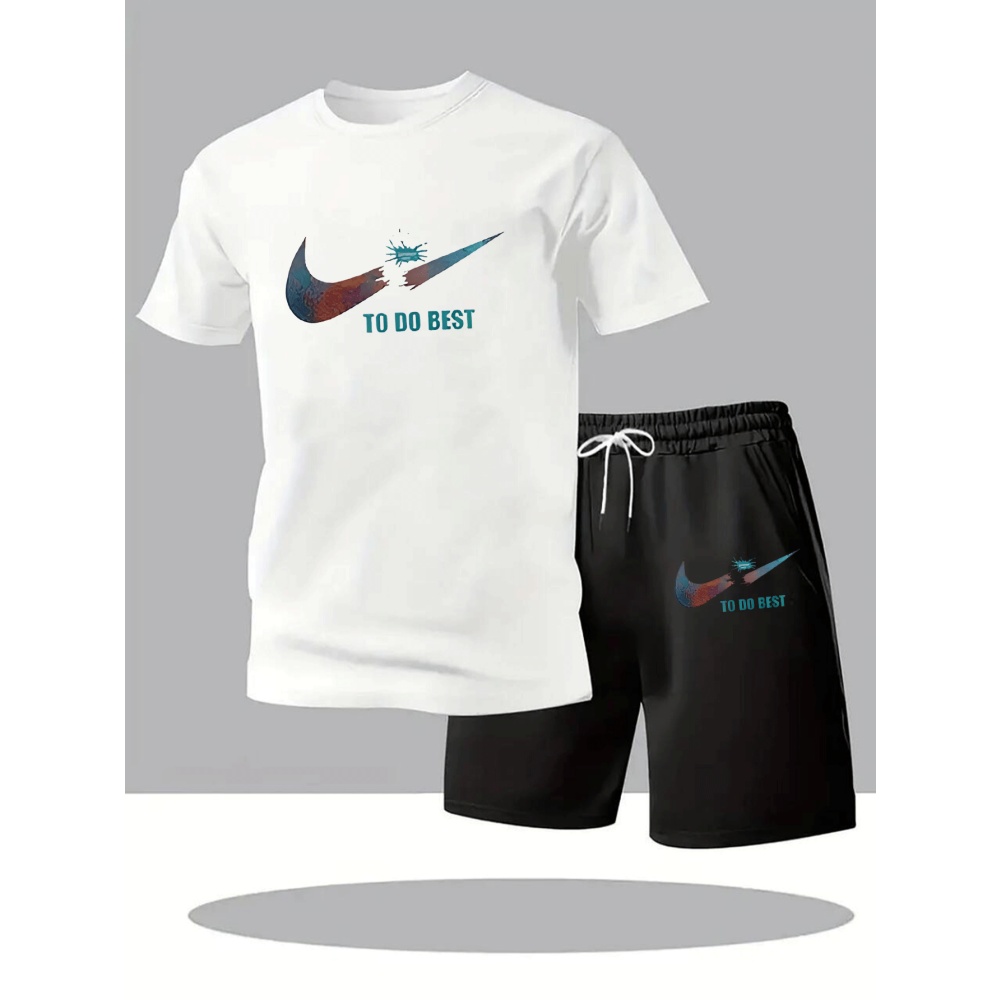 Home Gym Full Body - Nuovo Completo Sportivo Estivo da Uomo,