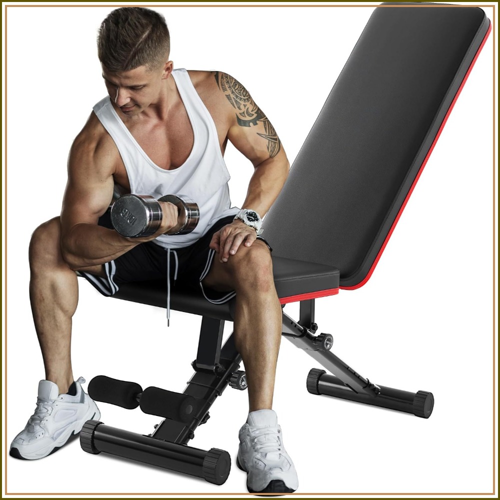 Home Gym Full Body - Panca per esercizi con pesi regolabile