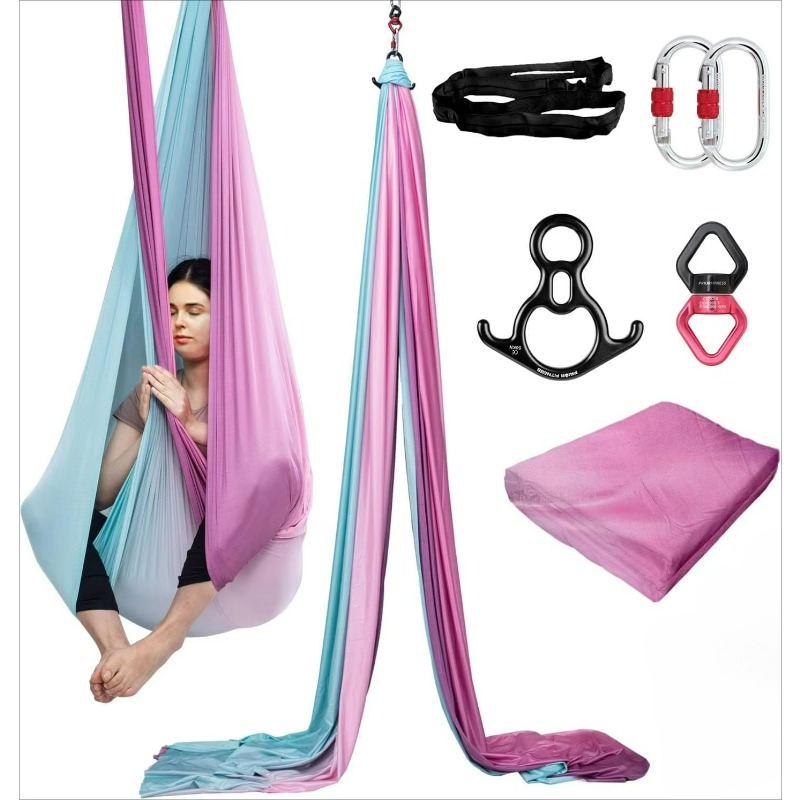 Home Gym Guide - Kit di seta aerea in nylon