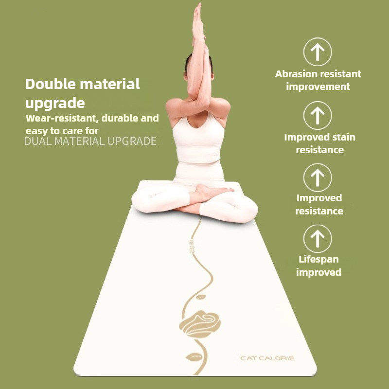 Home Gym Yoga Mat - Tappetino pieghevole ultrasottile da 1,5 mm