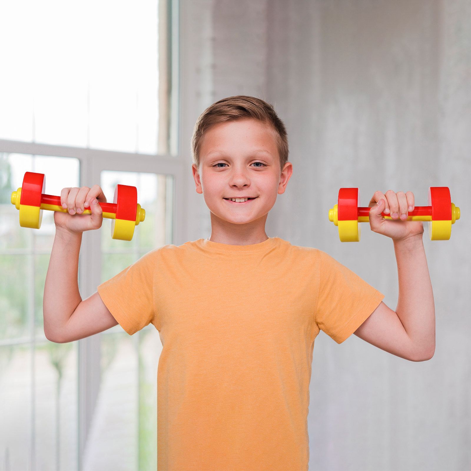 Home Gym For Kids - 1 Paio di Manubri in Plastica