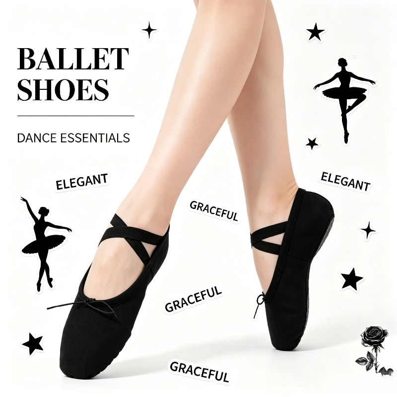 Home Gym For Kids - Scarpe da Danza Classica a Punta