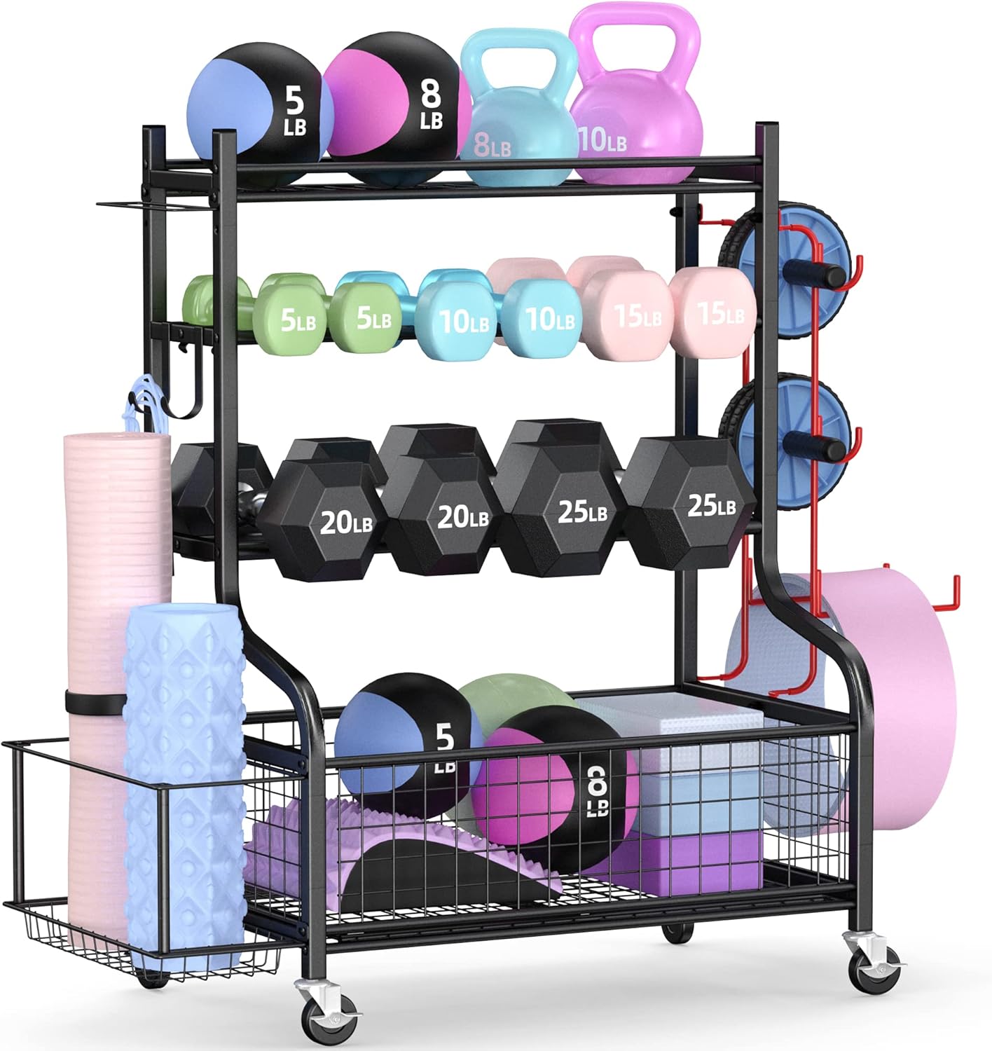 Home Gym Usa - Porta manubri per palestra domestica con