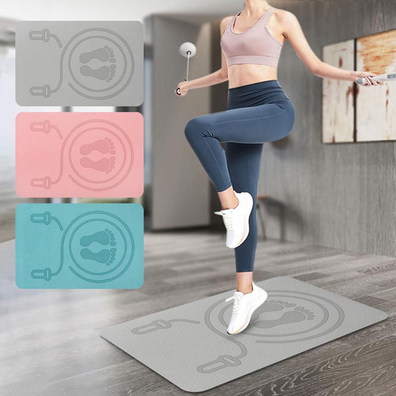 Home Gym Yoga Mat - Tappetino per saltare con corda da