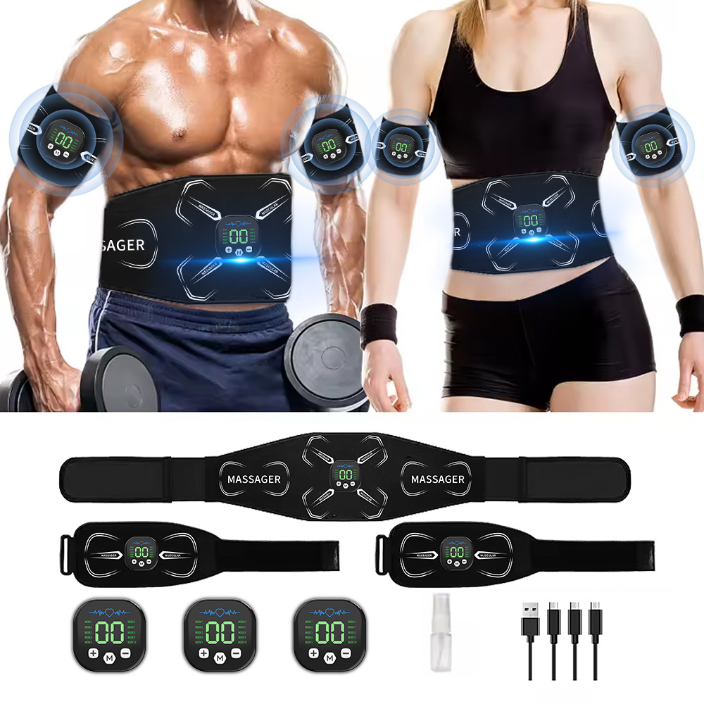 Home Gym Hyrox - Stimolatore Muscolare EMS, Allenatore Addominale, Tonificatore