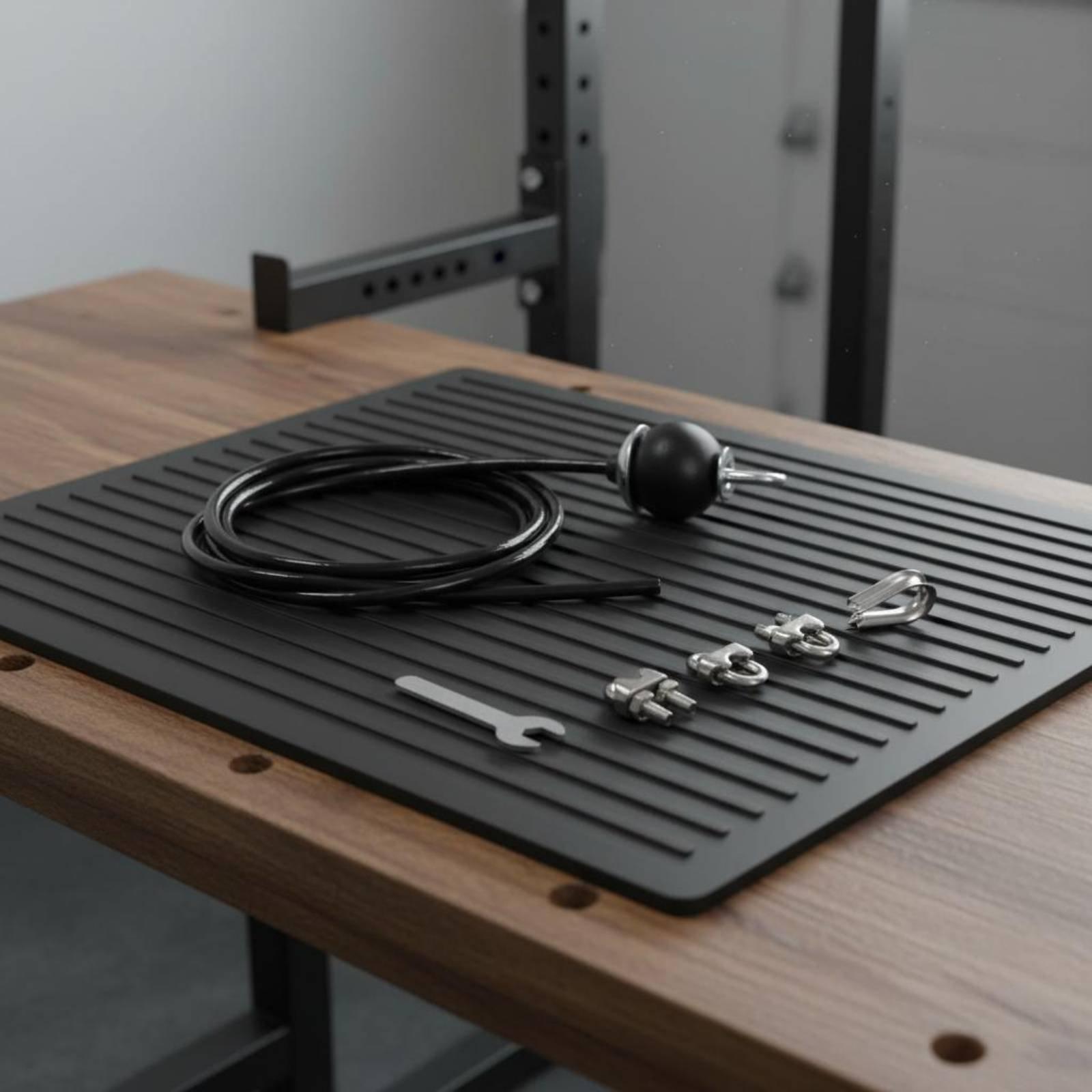 Home Gym System - Cavo in Acciaio Regolabile per Puleggia,