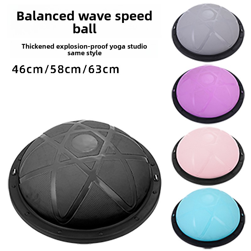 Home Gym Half Rack - Palla Bosu Rinforzata Antiesplosione, Semisfera per