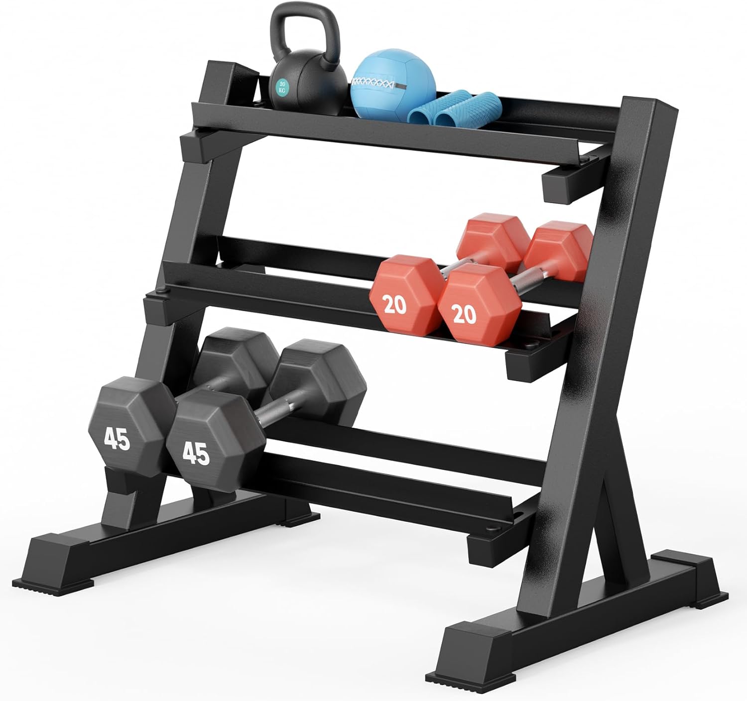 Home Gym Usa - Porta manubri per palestra domestica, 3