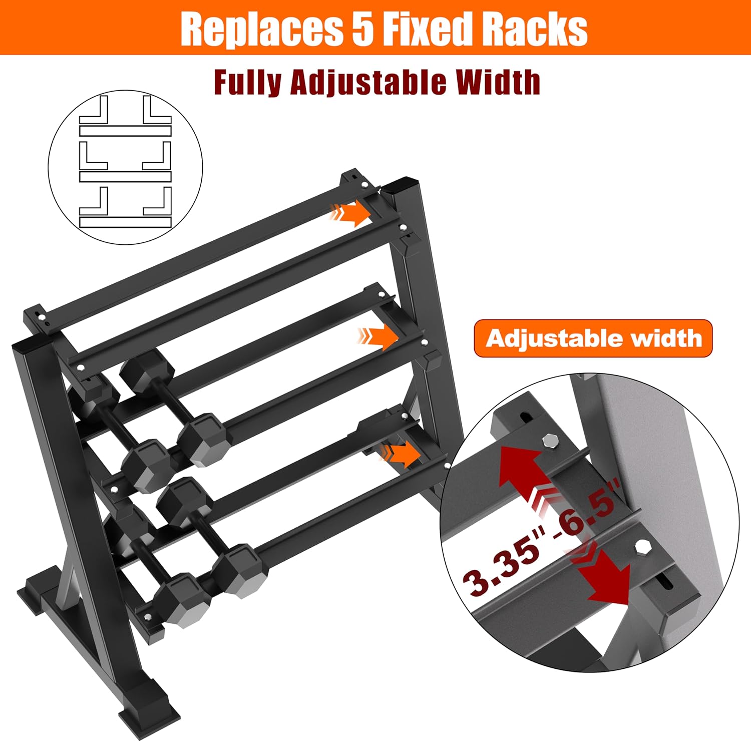 Supporto per Manubri a Tre Liv - Home Gym Usa recensione e prezzo