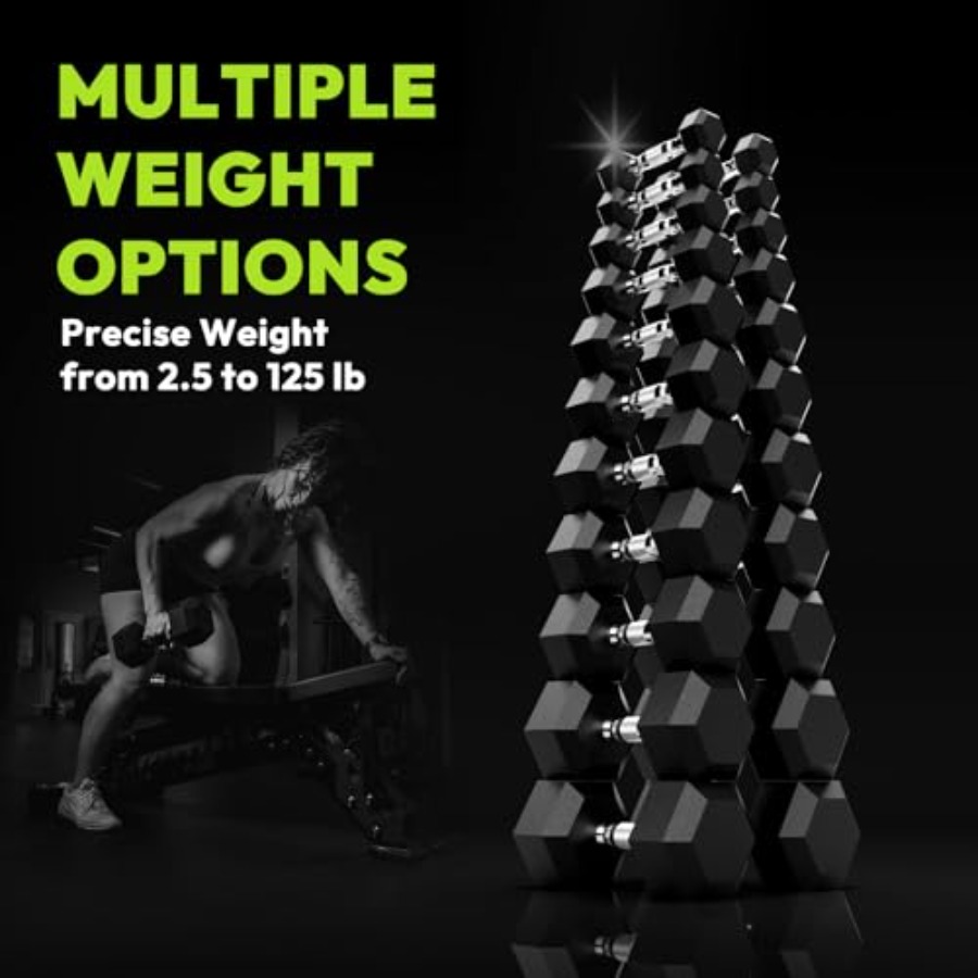 Set di manubri esagonali da 45 - Hex Dumbbell Set recensione e prezzo