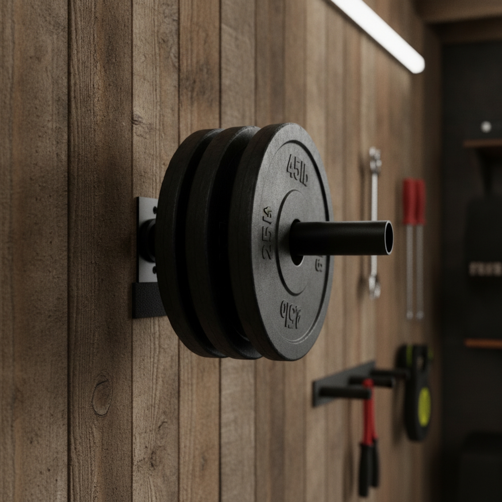 Supporto a Parete per Pesi Com - Home Gym Usa recensione e prezzo