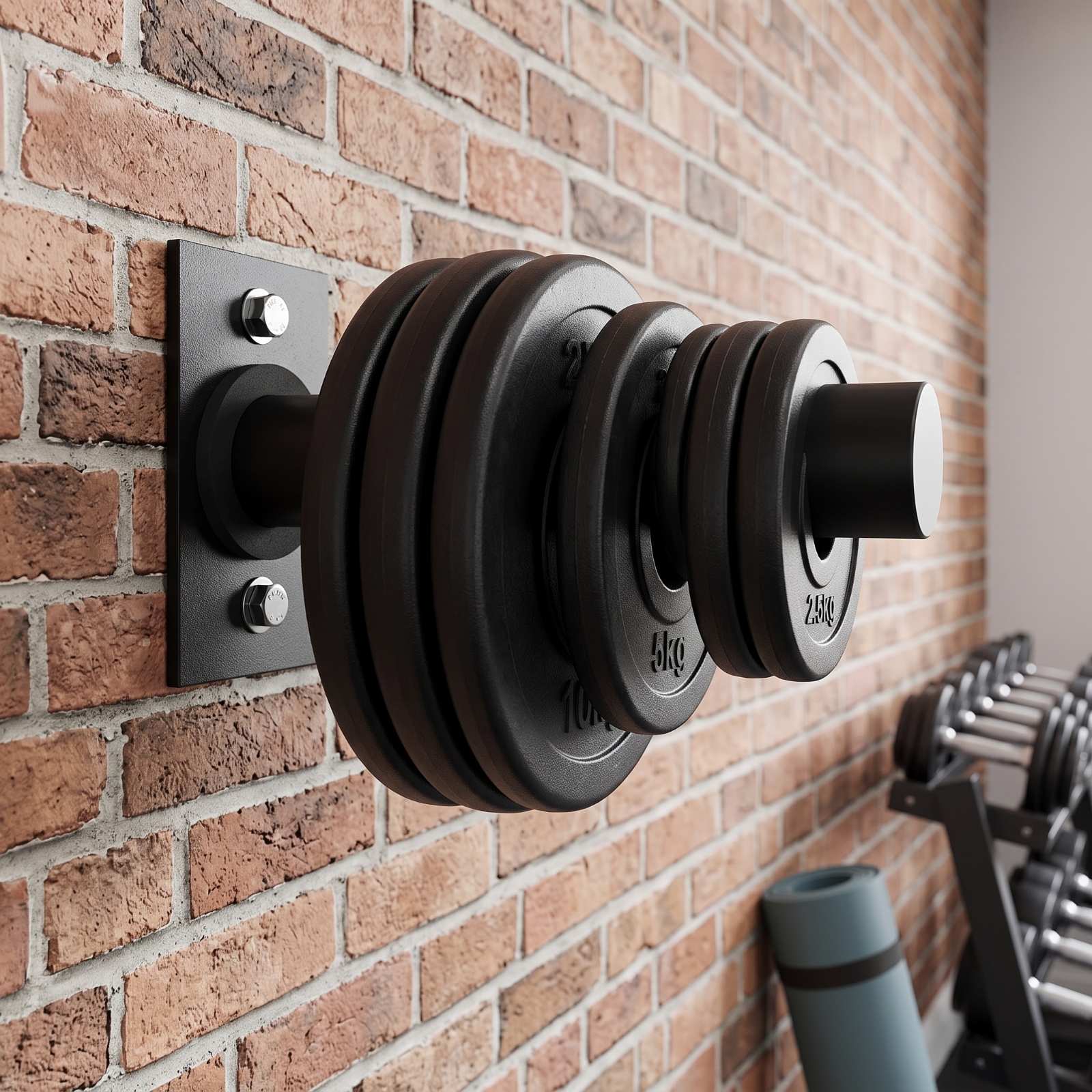 Supporto a Parete per Pesi Com - Home Gym Usa recensione e prezzo