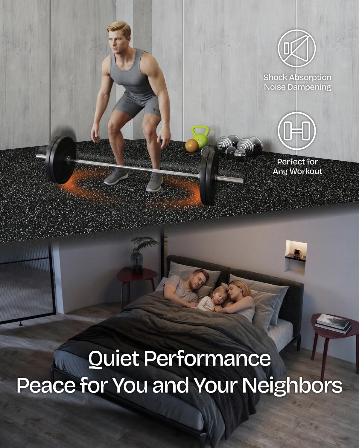Set di Pavimentazione per Pale - Home Gym Rubber Flooring recensione e prezzo