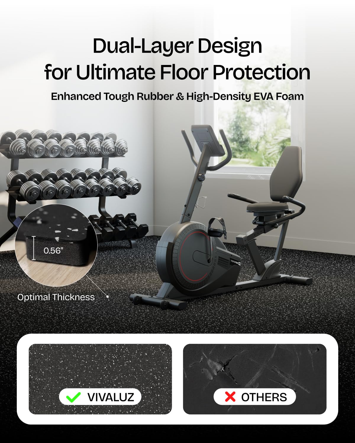 Set di Pavimentazione per Pale - Home Gym Rubber Flooring recensione e prezzo