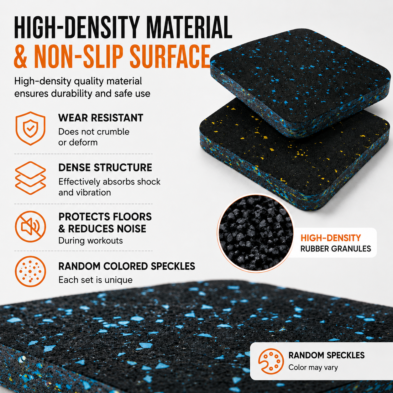 Tappetino per tapis roulant da - Home Gym Rubber Flooring recensione e prezzo