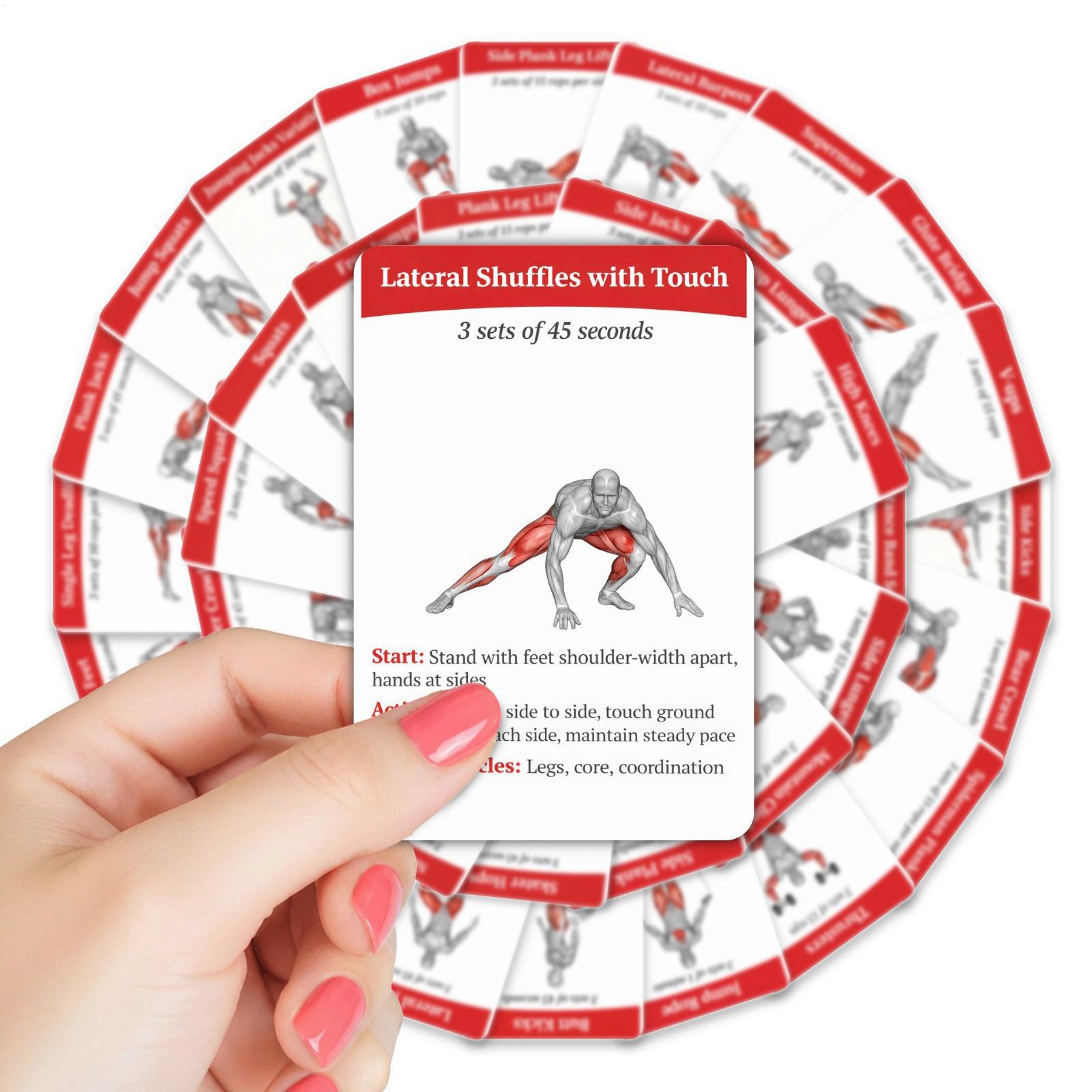 Set di Carte per Esercizi, 36  - Home Gym Guide recensione e prezzo