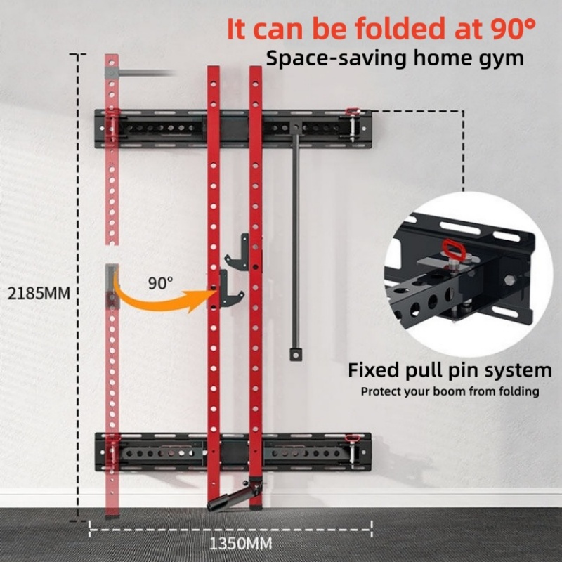 Rack per Squat Pieghevole a Pa - Home Gym Half Rack recensione e prezzo