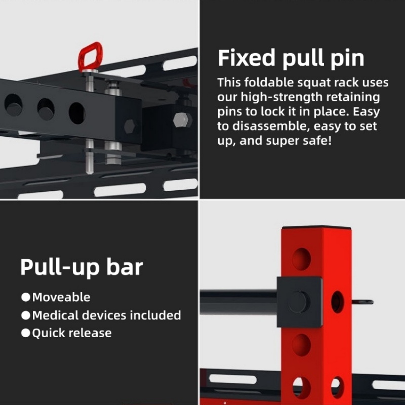 Rack per Squat Pieghevole a Pa - Home Gym Half Rack recensione e prezzo