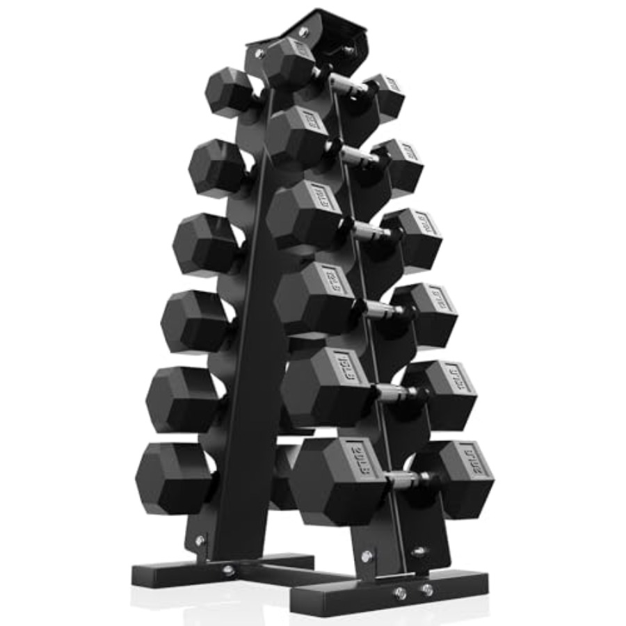 Set di manubri esagonali gomma - Hex Dumbbell Set recensione e prezzo