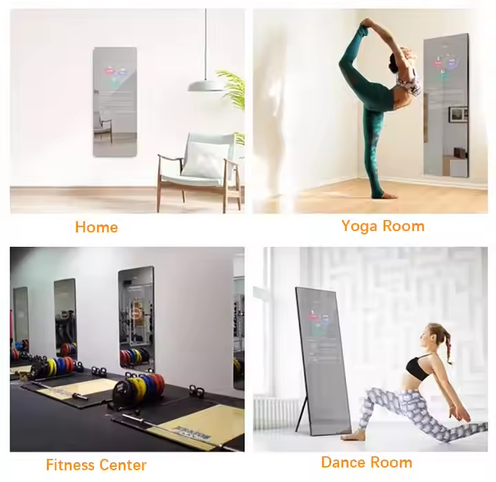 Specchio per allenatore person - Home Gym Rubber Flooring recensione e prezzo
