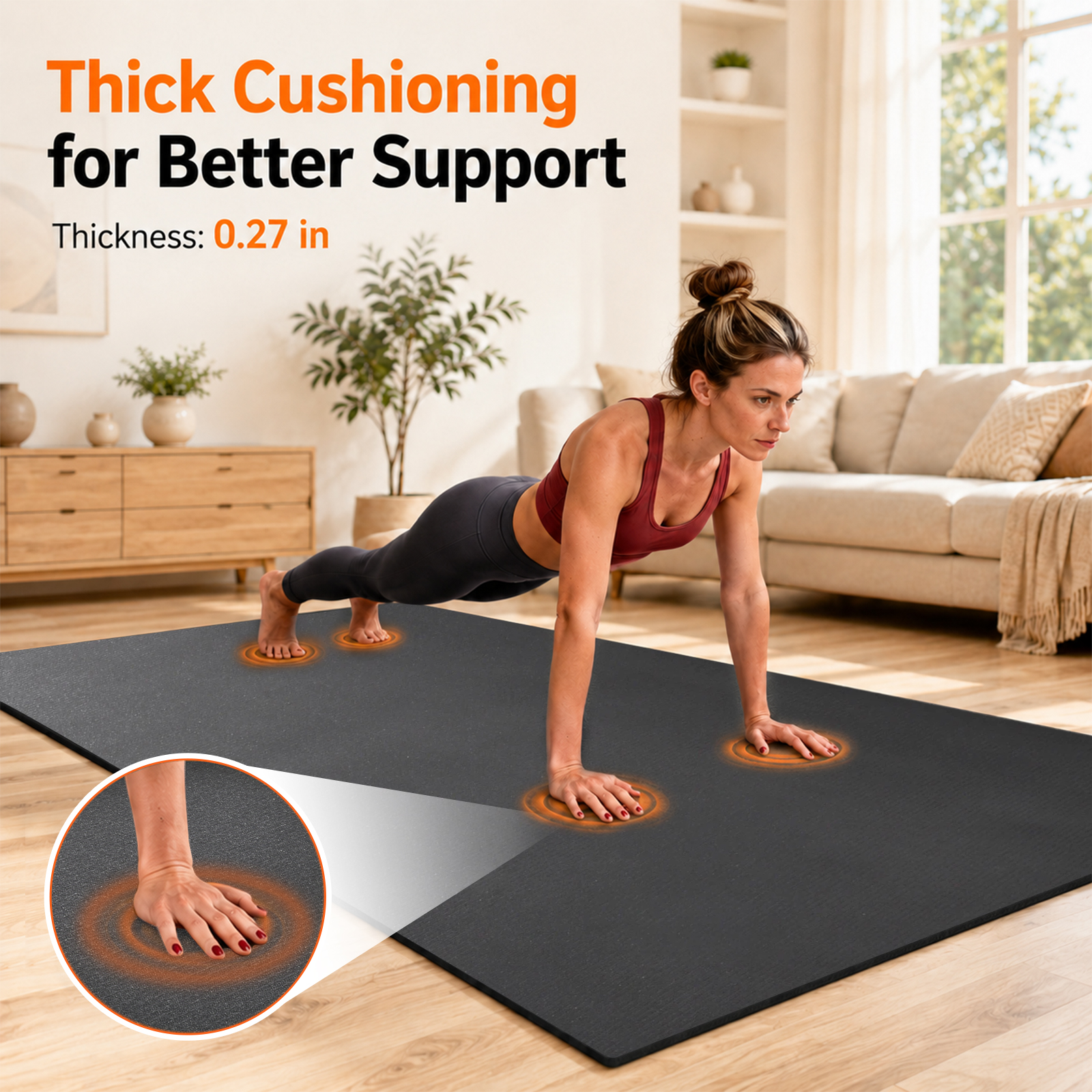 Tappetino Yoga Grande 2,4 x 1, - Home Gym Yoga Mat recensione e prezzo