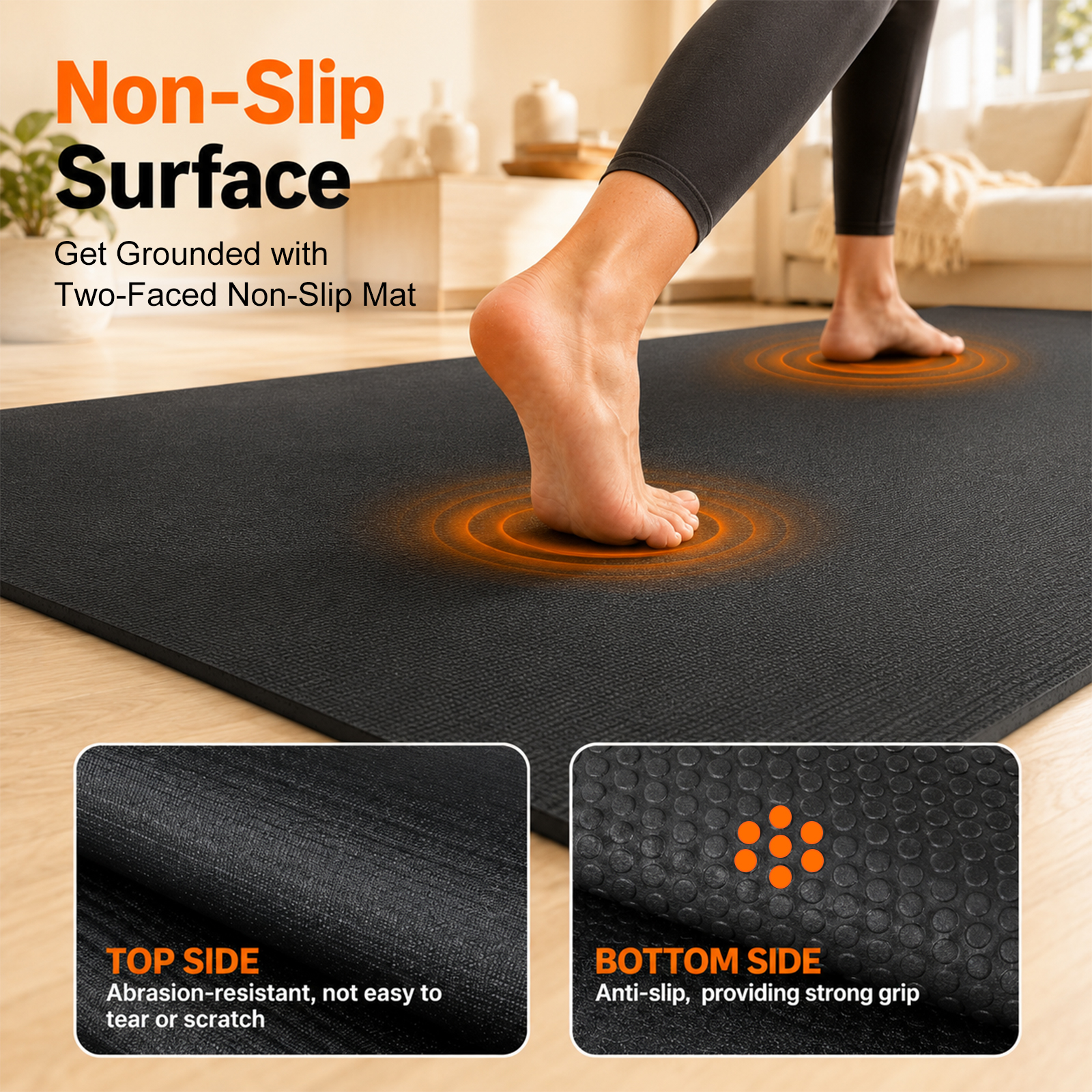 Tappetino Yoga Grande 2,4 x 1, - Home Gym Yoga Mat recensione e prezzo