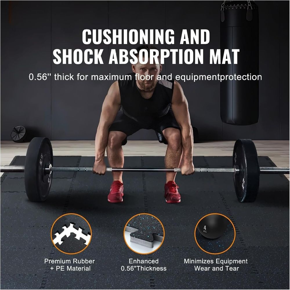 Tappetini in gomma espansa ad  - Home Gym Rubber Flooring recensione e prezzo