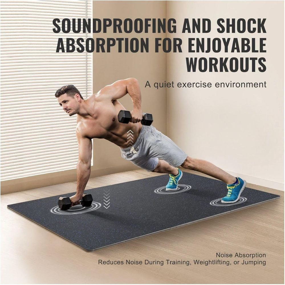 Tappetini in gomma espansa ad  - Home Gym Rubber Flooring recensione e prezzo
