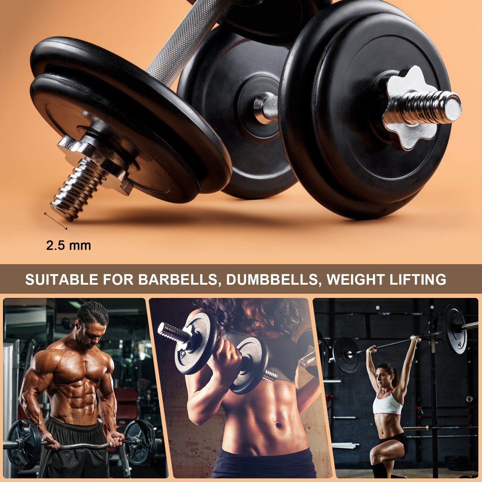 2 pz Anti-Slip Per Sollevament - Hex Dumbbell Set recensione e prezzo