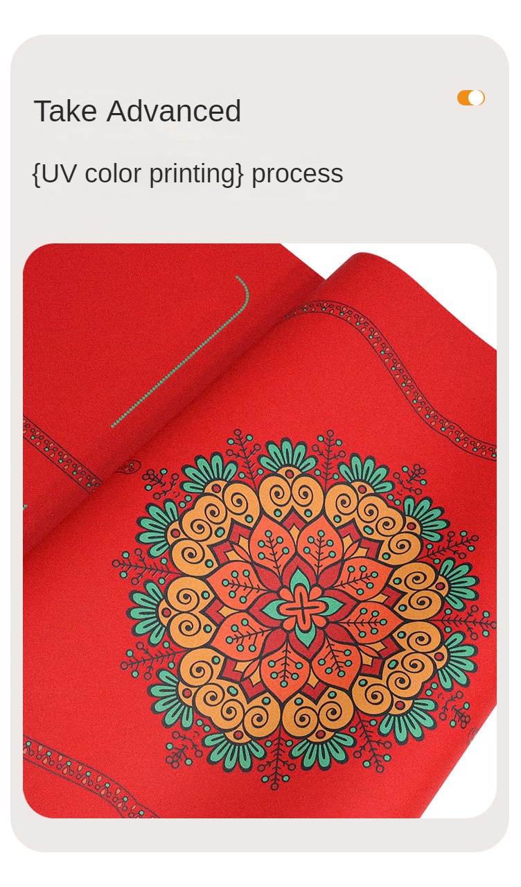 Zen Rhyme glassato Pu tappetin - Home Gym Yoga Mat recensione e prezzo
