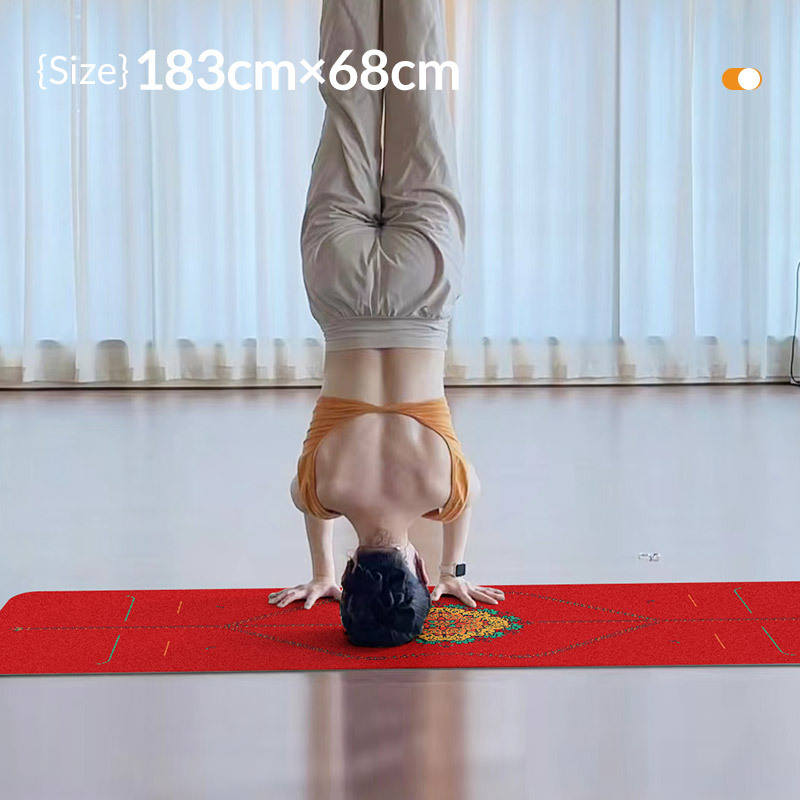 Zen Rhyme glassato Pu tappetin - Home Gym Yoga Mat recensione e prezzo