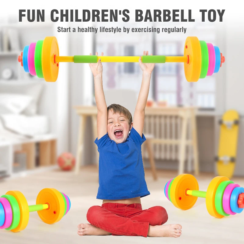 Set di manubri e bilanciere re - Home Gym For Kids recensione e prezzo