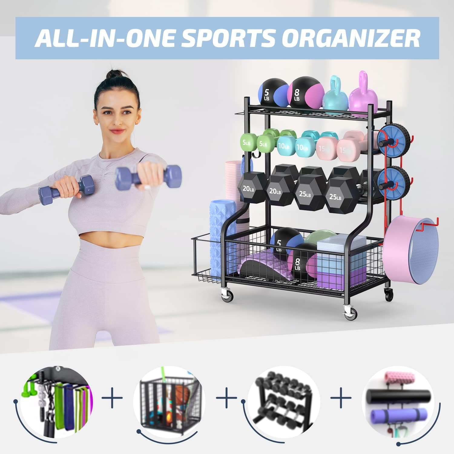 Porta manubri per palestra dom - Home Gym Usa recensione e prezzo