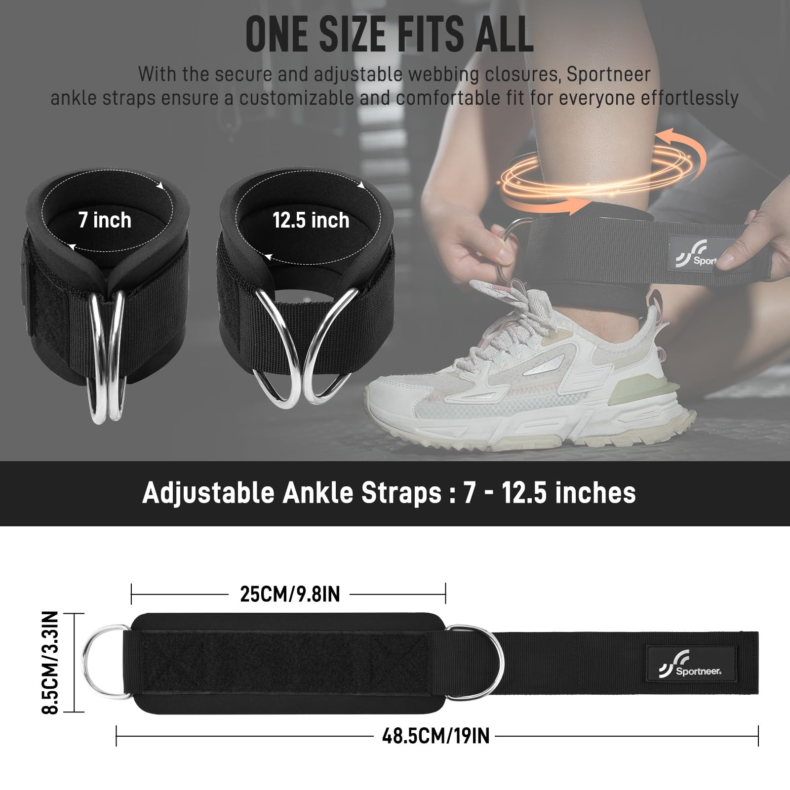 Sportneer Cinturini alla cavig - Home Gym Leg Extension recensione e prezzo