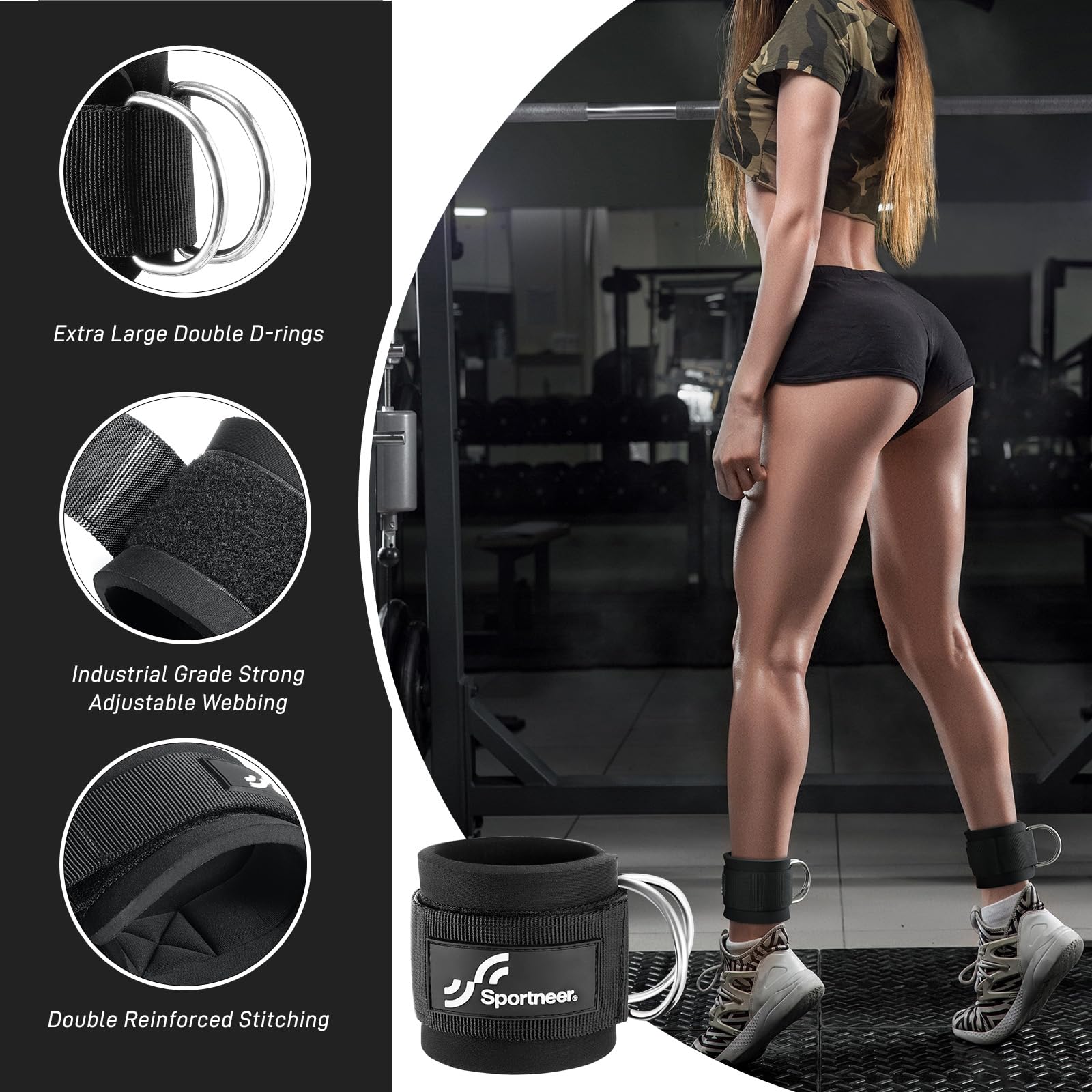 Sportneer Cinturini alla cavig - Home Gym Leg Extension recensione e prezzo