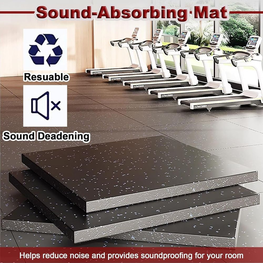 Piastrelle Incastrabili 40x40  - Home Gym Rubber Flooring recensione e prezzo