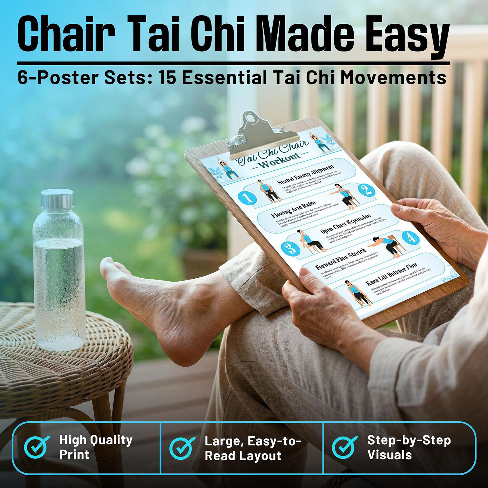 Set di 6 Poster per Allenament - Home Gym Guide recensione e prezzo