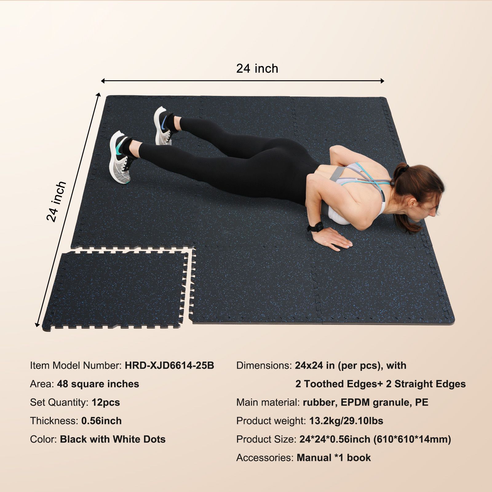 Tappetini per palestra spessi  - Home Gym Rubber Flooring recensione e prezzo