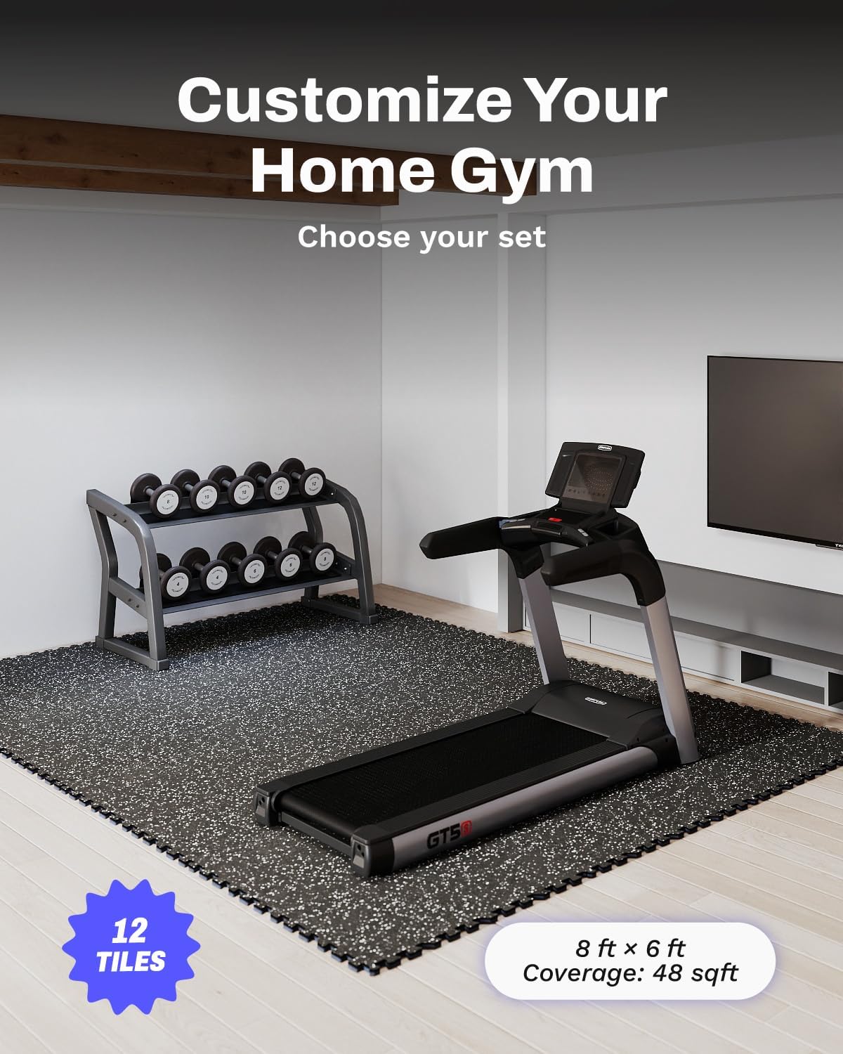 Tappetini per Attrezzature da  - Home Gym Rubber Flooring recensione e prezzo
