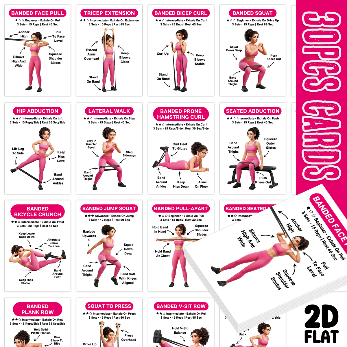 30 carte per esercizi con indi - Home Gym Guide recensione e prezzo